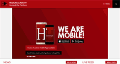 Desktop Screenshot of hustonacademy.com