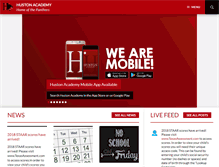Tablet Screenshot of hustonacademy.com